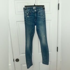 Mother The Looker Graffiti Girl Skinny Jeans